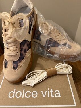 NWT Leopard Dolce Vita Sneakers